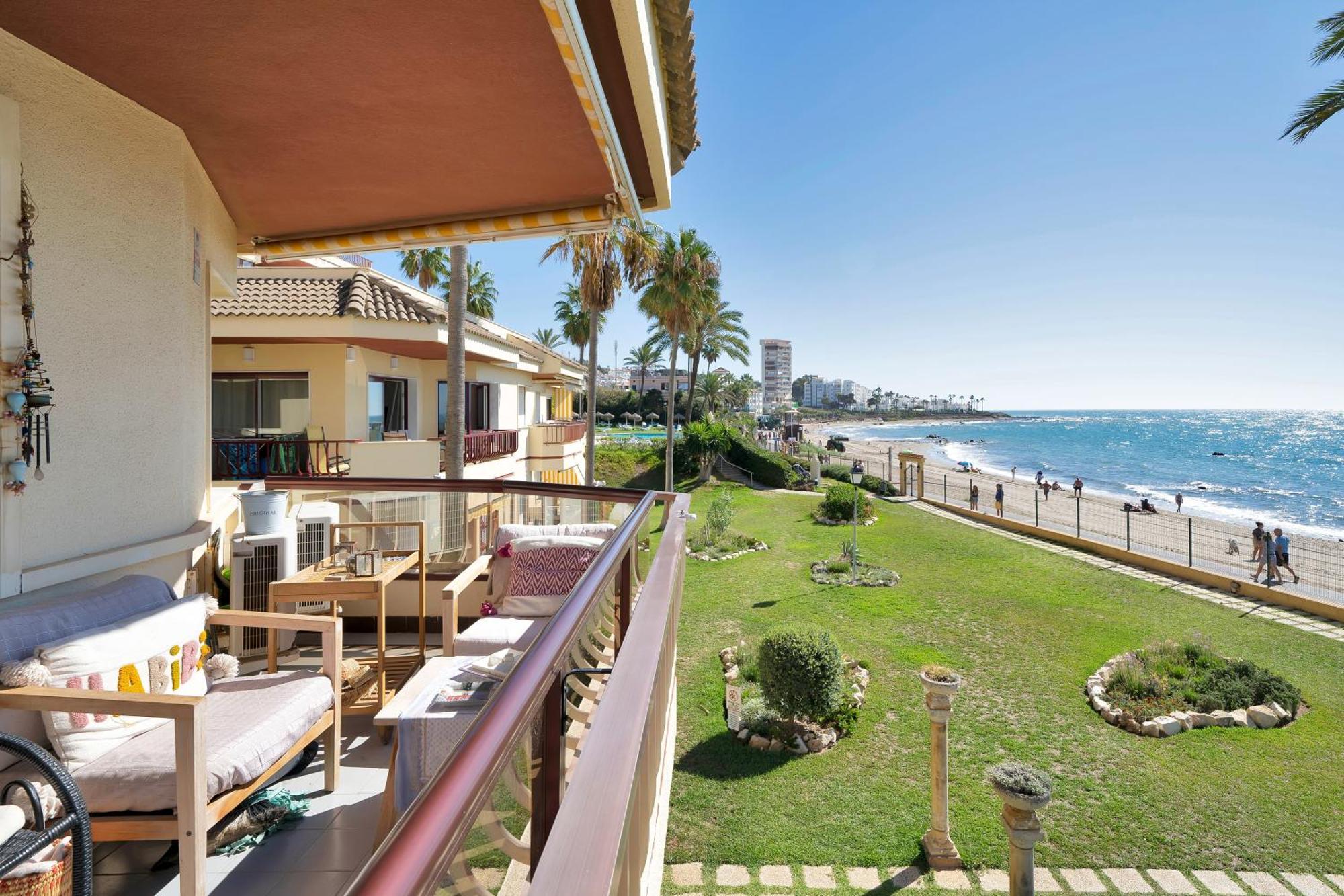 Casa Mar Apartamento Front Beach Con Wifi, Piscina, Padel Y Tenis - Lubina Del Sol Sitio de Calahonda Esterno foto