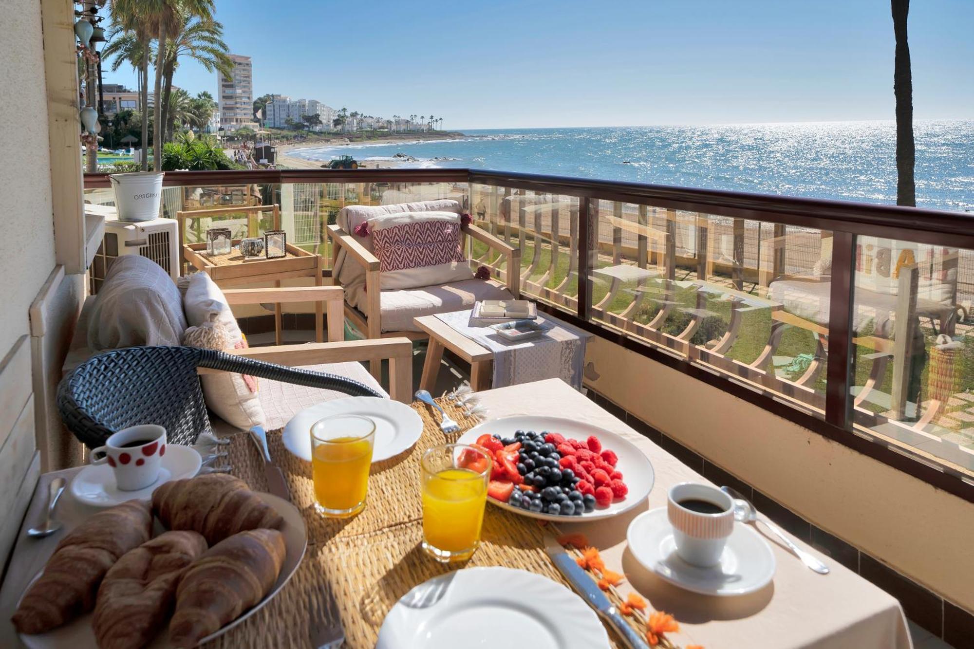 Casa Mar Apartamento Front Beach Con Wifi, Piscina, Padel Y Tenis - Lubina Del Sol Sitio de Calahonda Esterno foto
