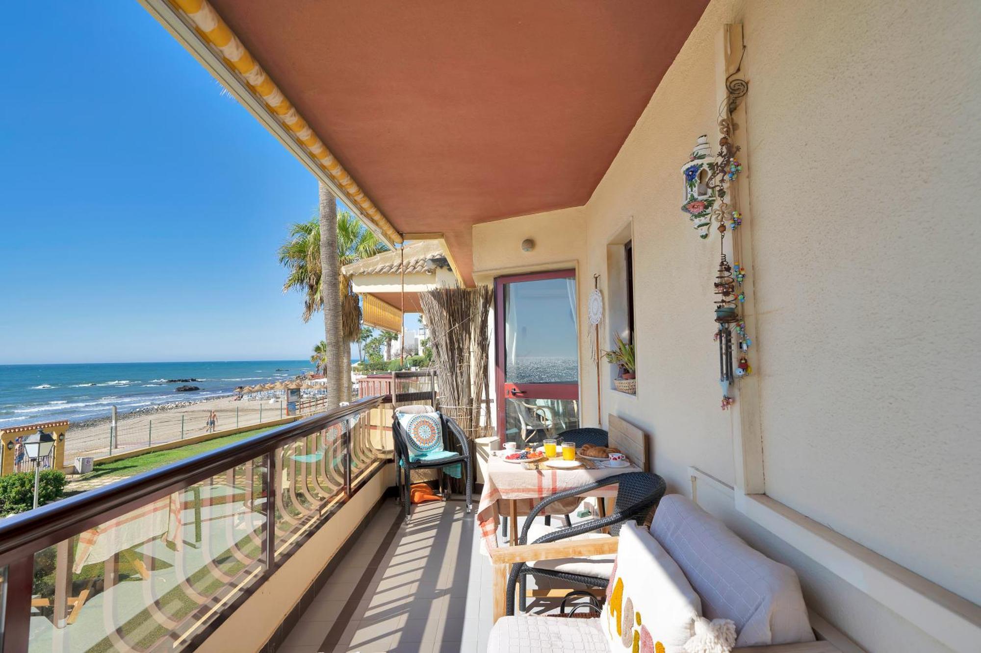 Casa Mar Apartamento Front Beach Con Wifi, Piscina, Padel Y Tenis - Lubina Del Sol Sitio de Calahonda Esterno foto