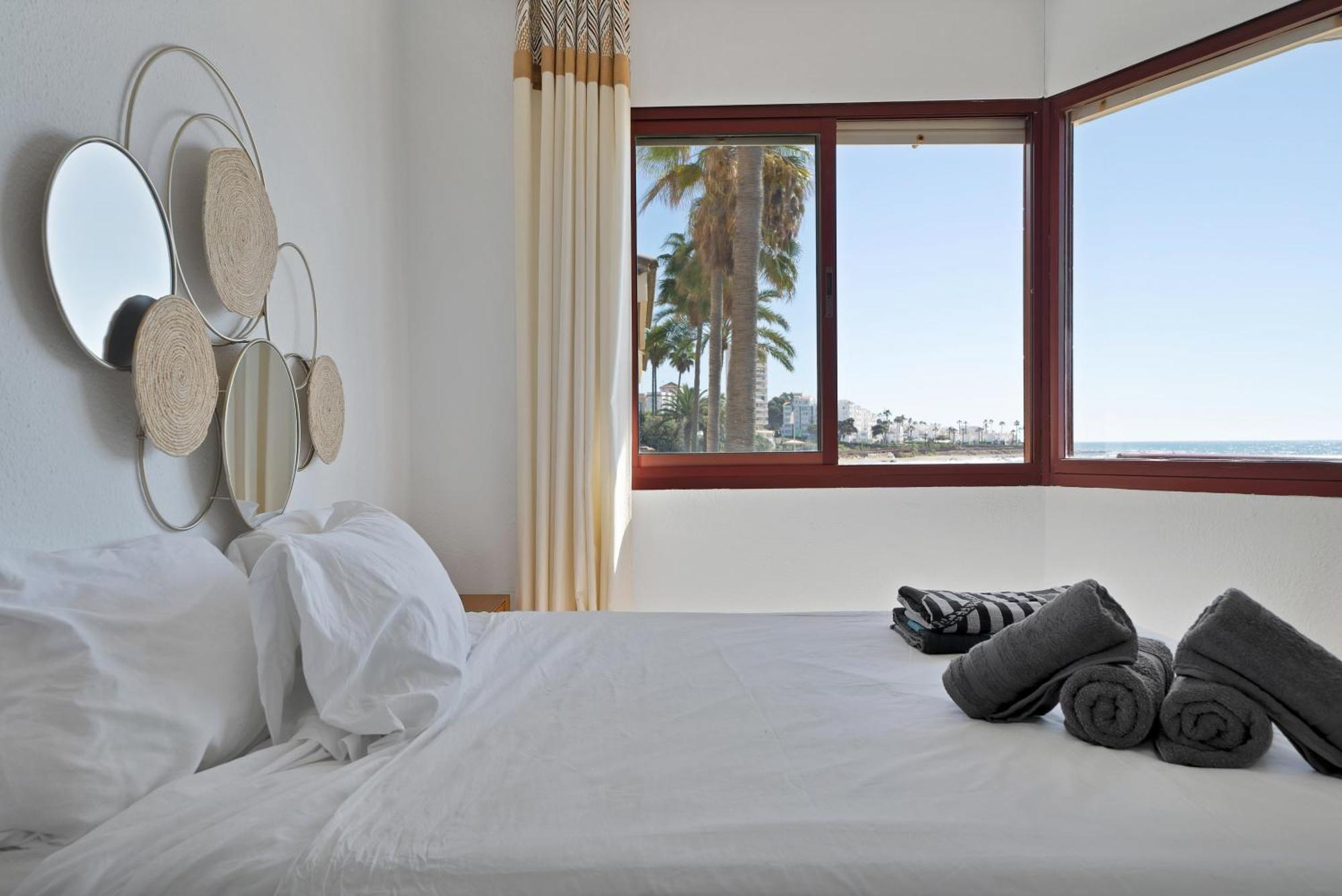 Casa Mar Apartamento Front Beach Con Wifi, Piscina, Padel Y Tenis - Lubina Del Sol Sitio de Calahonda Esterno foto