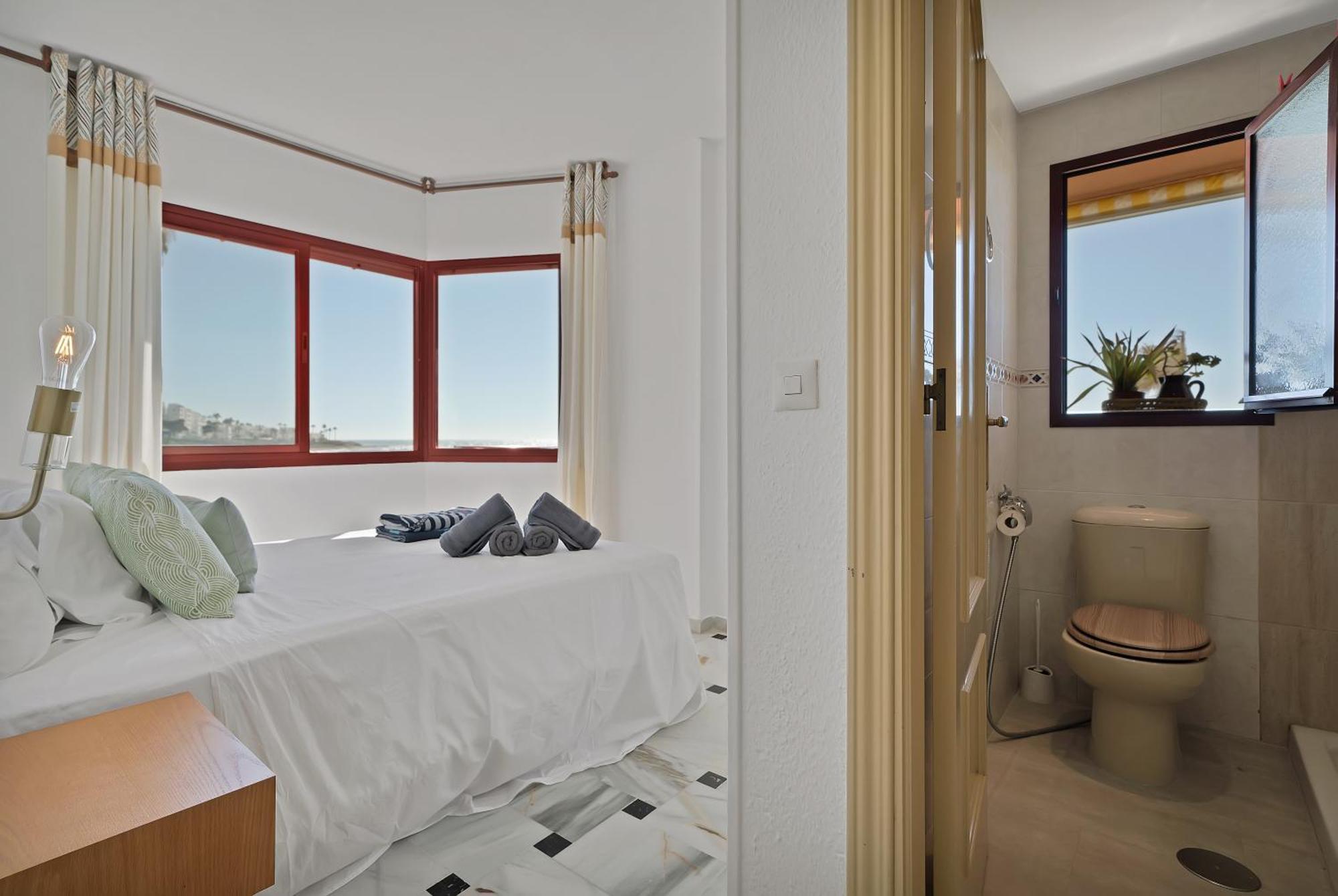 Casa Mar Apartamento Front Beach Con Wifi, Piscina, Padel Y Tenis - Lubina Del Sol Sitio de Calahonda Esterno foto